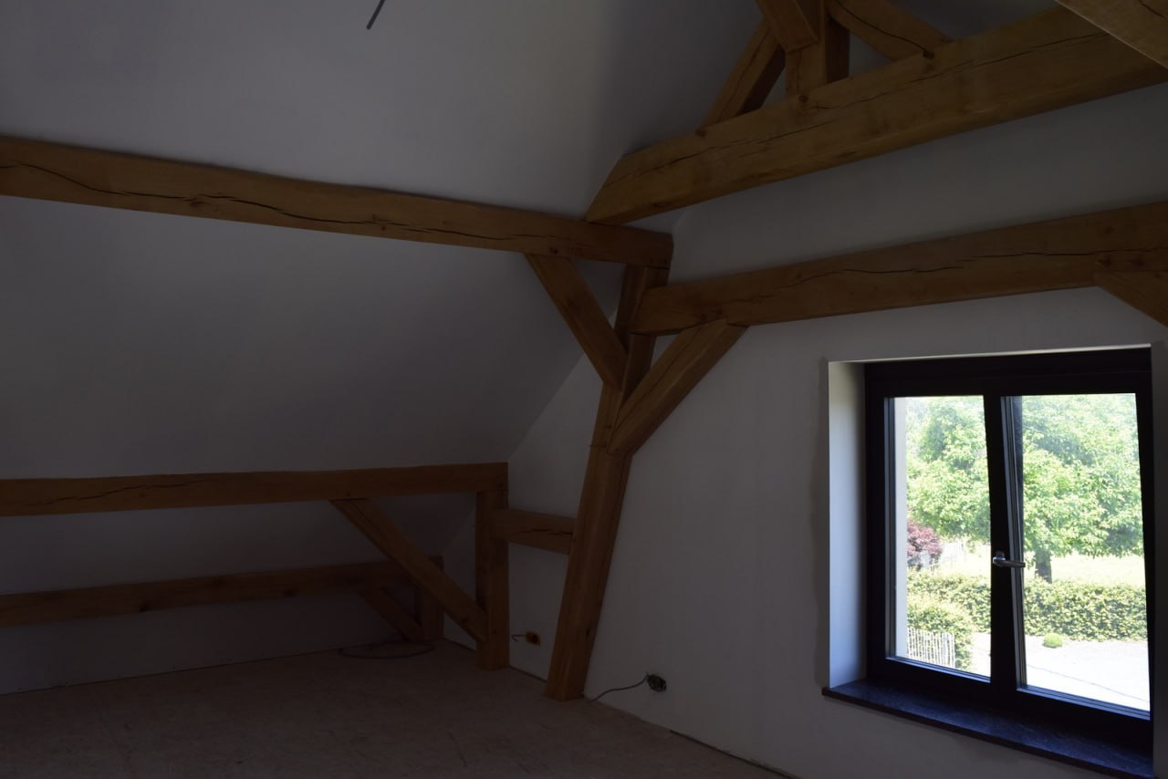 Cloisons — membrane Intello sous charpente