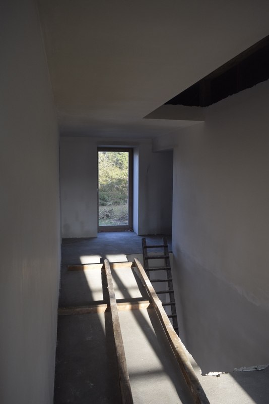 Plafonnage — cage d'escalier