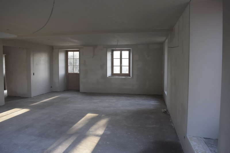 Plafonnage — rénovation grande pièce